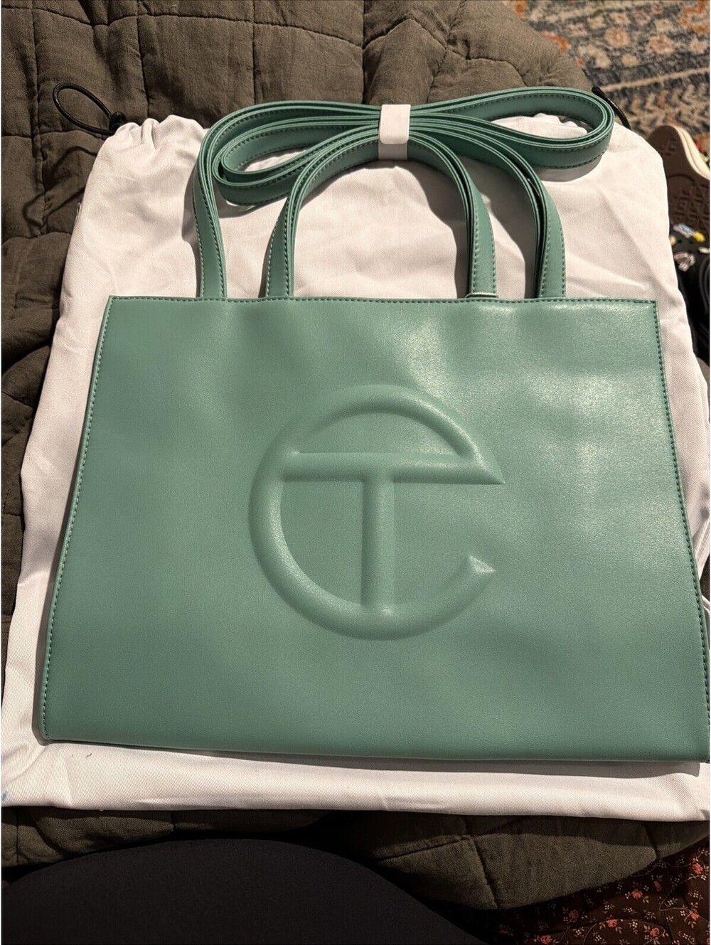 NWT Telfar Medium Shopping Bag Sage Green